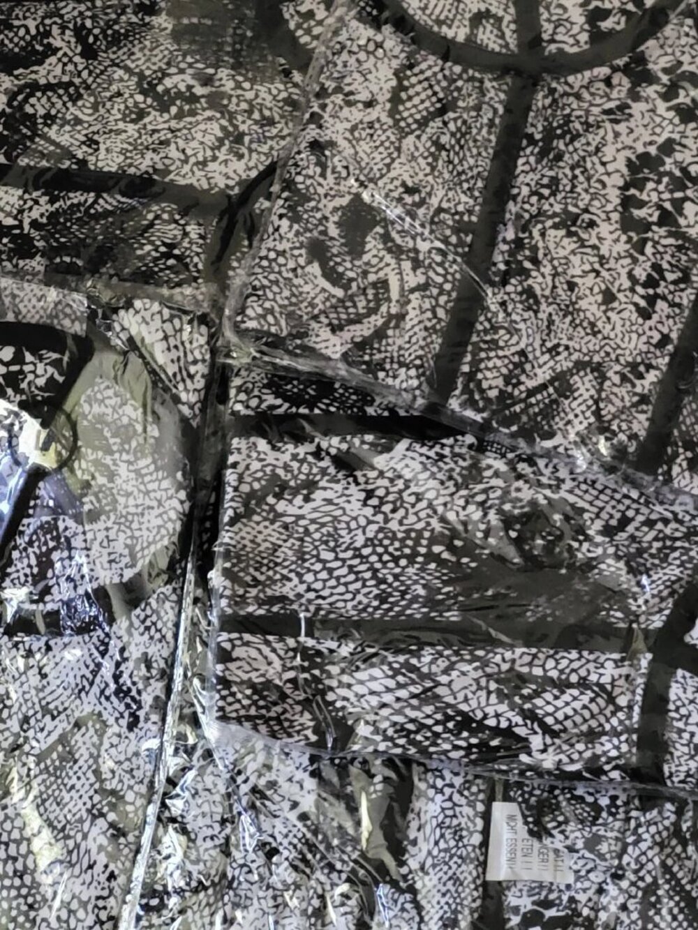 Y2K Black Snake Print Bodycon Stretchy Fitted Mini Dress Party Date Night - Picture 7 of 9